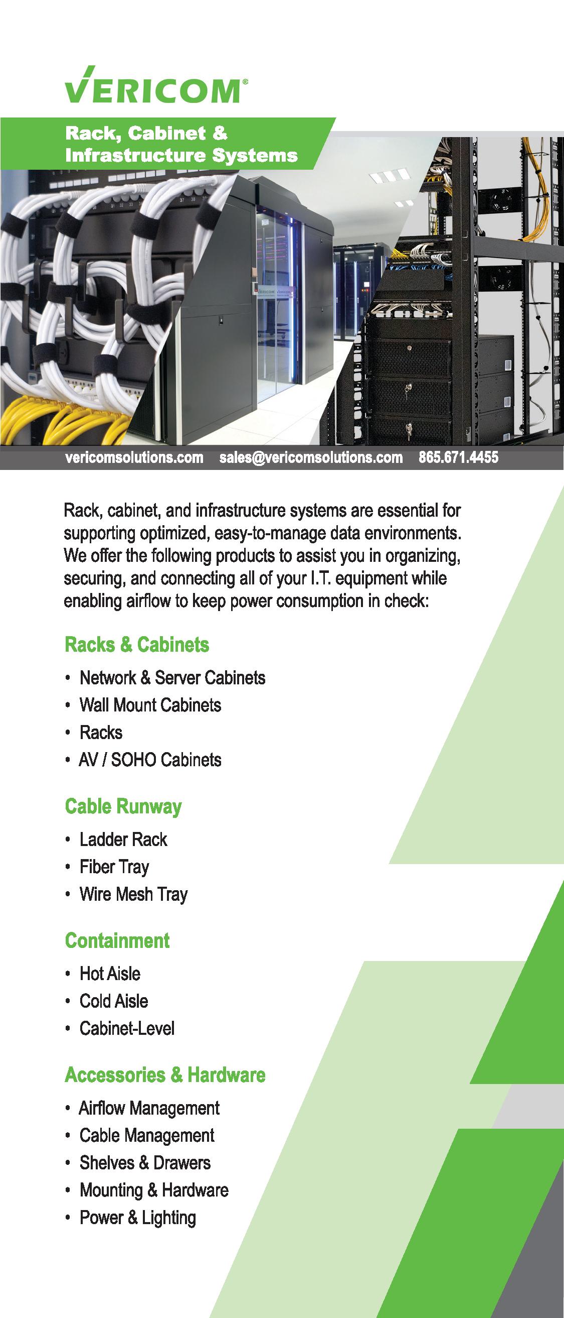 Rack & Cabinet Systems Info Card