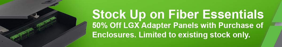 Save 50% on LGX Adapter Panels – Limited Stock!