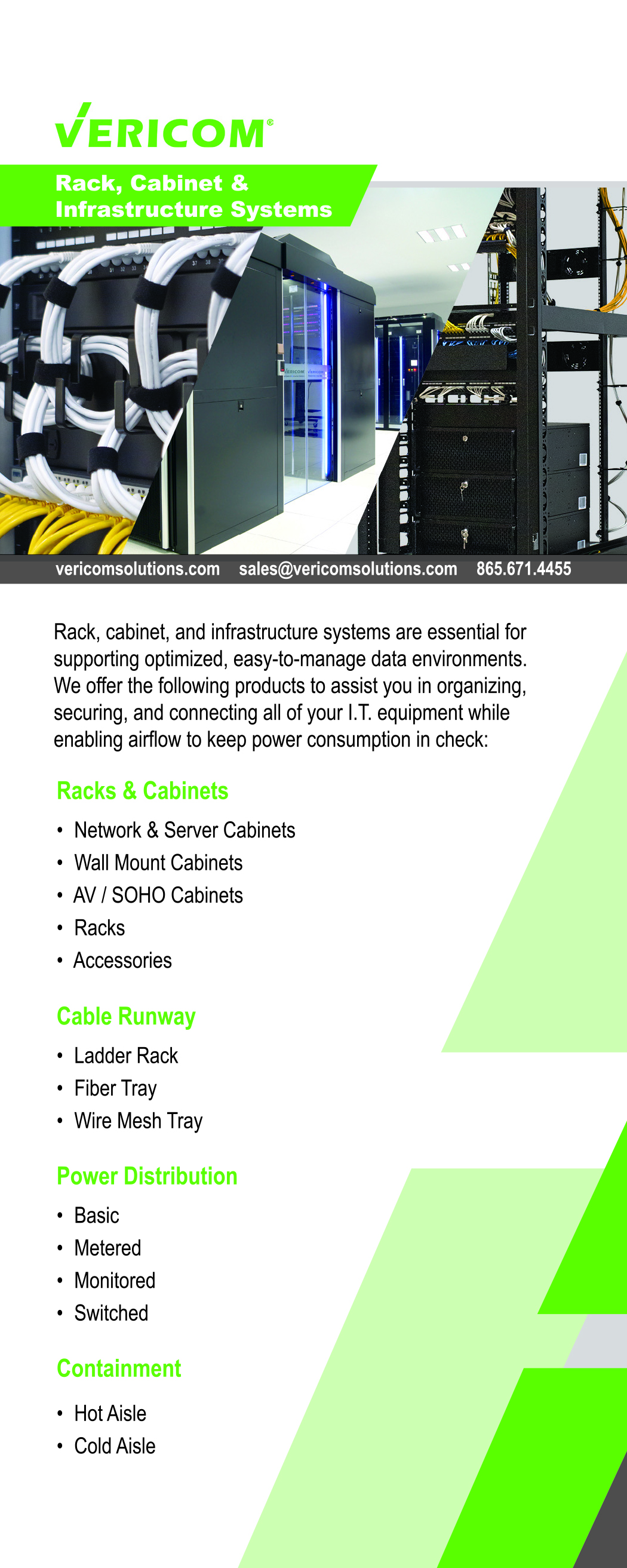 Rack and Cabinet Systems Portfolio