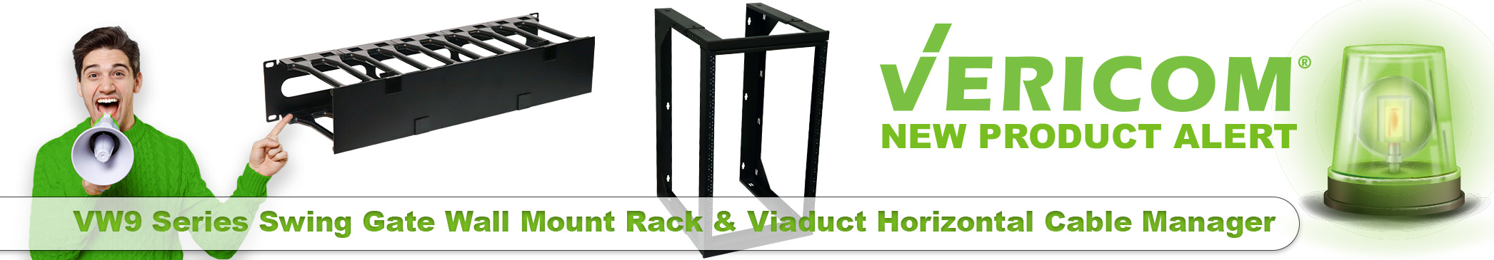 Vericom Wall Mount and Cable Management Products