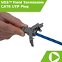 VGS™ Field Terminable CAT6 UTP Plug