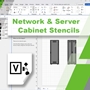 Network & Server Cabinet Visio Stencils