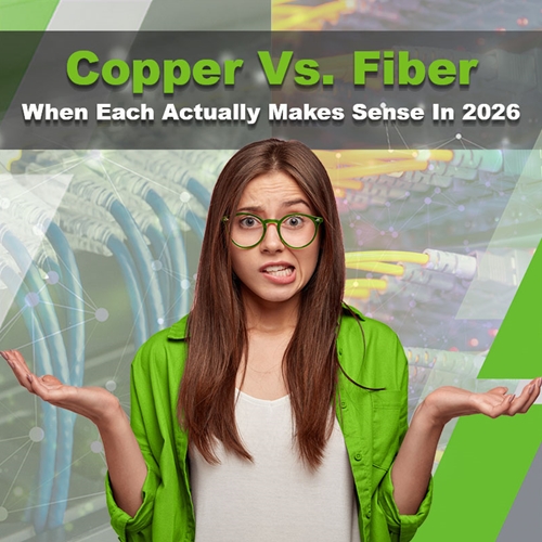 Copper vs. Fiber: When Each Actually Makes Sense in 2026