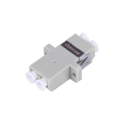 LC-UPC Multi Mode OM1-OM2 Duplex Adapter, Beige