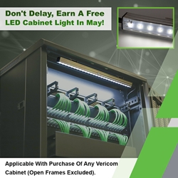 May 2022  Promo: Don't Delay, Earn A Free LED Cabinet Light in May