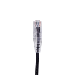 CAT6A 28Flex™ U/UTP Snagless Patch Cable, Black